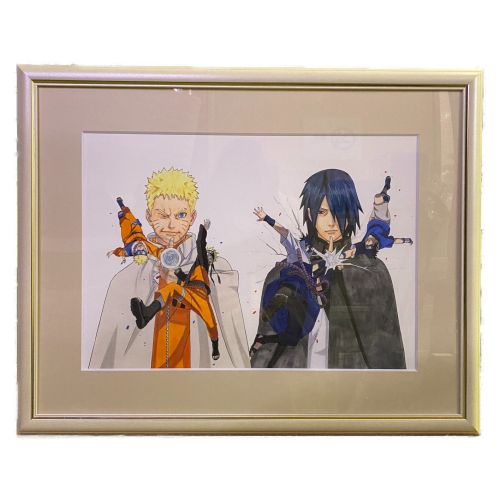 Narutoグッズ 15年naruto展 複製原画 ナルト サスケver トレファクonline