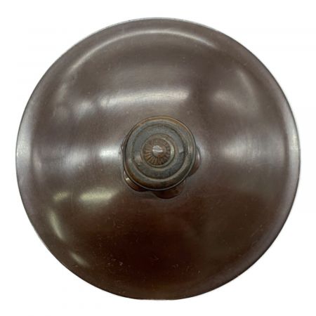 鉄瓶 アラレ・真鍮蓋 茶色/ブラウン