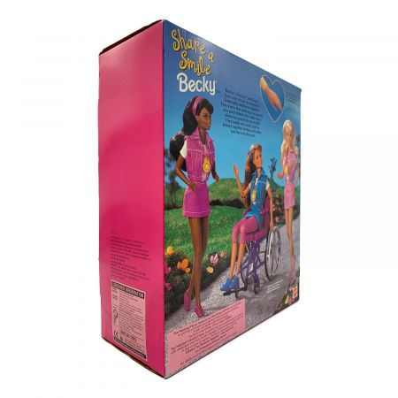 Mattel (マテル) バービー人形 1996年製・箱ダメージ有 SHARE A SMILE BECKY バービー・ベッキーは笑顔を共有する特別版人形