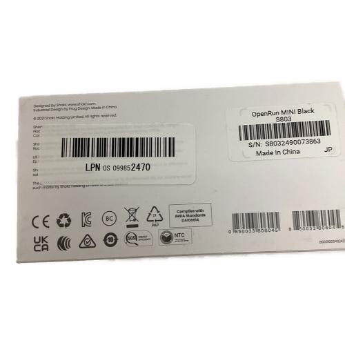 SHOKZ (ショックス) ワイヤレス骨伝導イヤホン OPENRUN Mini S803