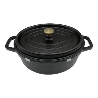 Staub (ストウブ) ココット オーバル 27cm ブラック 40500-271