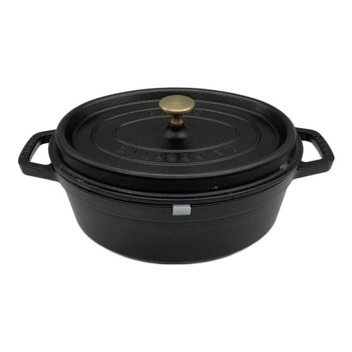 Staub (ストウブ) ココット オーバル 27cm ブラック 40500-271