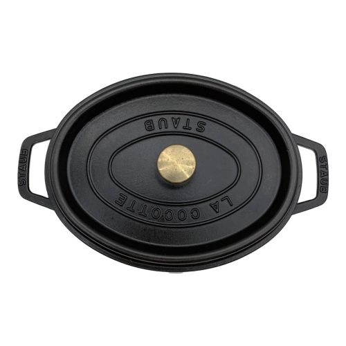 Staub (ストウブ) ココット オーバル 27cm ブラック 40500-271