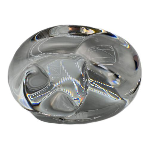 STEUBEN (スチューベン) ガラスオブジェ 眠り猫