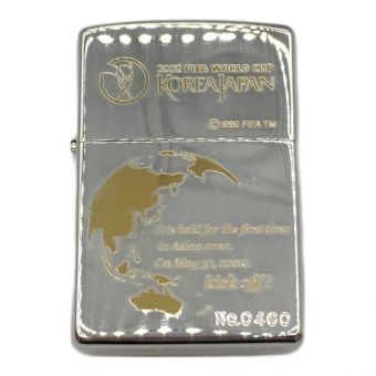 日韓ワールドカップ ZIPPO 両面盛り上げメッキ