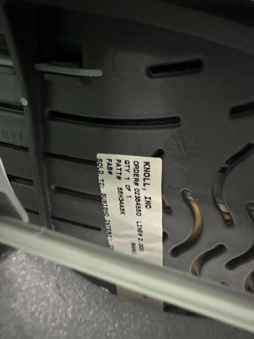 Knoll (ノル) ワークチェアー ブラック