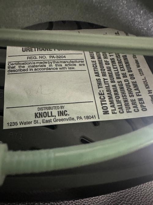 Knoll (ノル) ワークチェアー ブラック