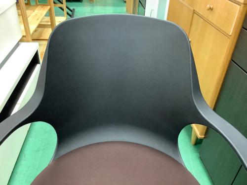 MERRYFAIR (メリーフェア) デスクチェア ブラック×ブラウン キャスター付 POGO