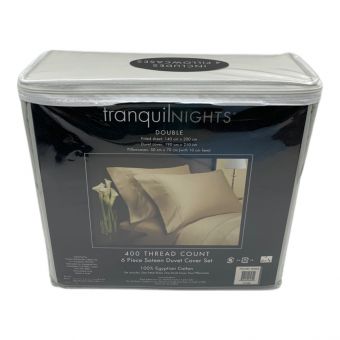 tranquilnights 寝具 ベッドシーツ4点セット ダブル