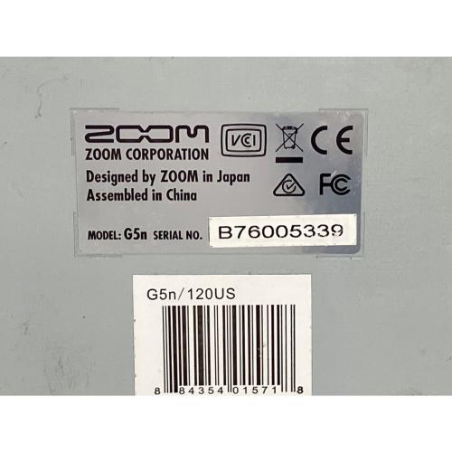 ZOOM (ズーム) マルチエフェクター G5n 通電のみ確認