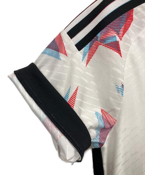 adidas (アディダス) サッカー日本代表 2022 アウェイ オーセンティック ユニフォーム ホワイト サイズ:J M