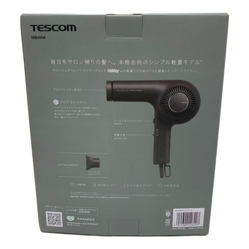 TESCOM (テスコム) ドライヤー NIB400A 2023年製