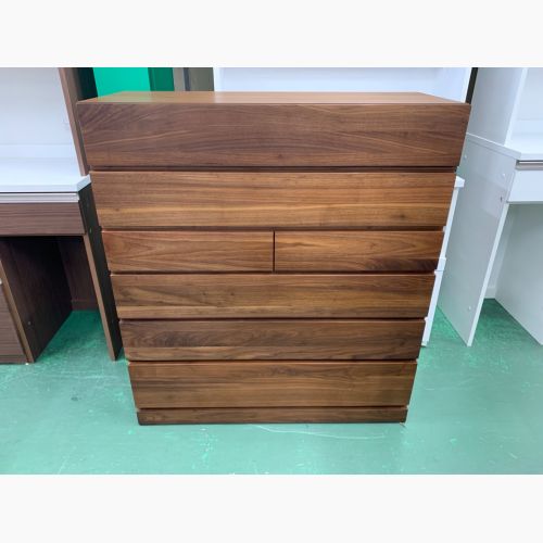 高野木工 (タカノモッコウ) ハイチェスト ブラウン 6段