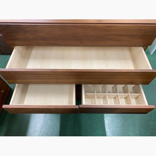 高野木工 (タカノモッコウ) ハイチェスト ブラウン 6段