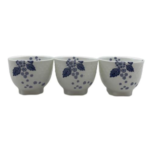 Wedgwood (ウェッジウッド) 湯呑みセット ストロベリーブルーム インディゴ 急須1・湯呑み3セット