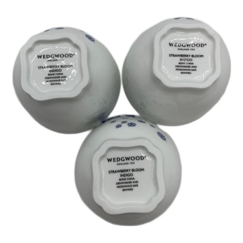 Wedgwood (ウェッジウッド) 湯呑みセット ストロベリーブルーム インディゴ 急須1・湯呑み3セット