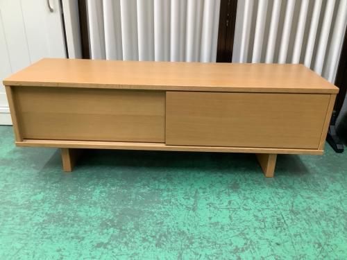 無印良品 (ムジルシリョウヒン) テレビボード ナチュラル 2枚スライド扉