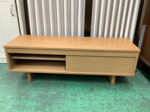 無印良品 (ムジルシリョウヒン) テレビボード ナチュラル 2枚スライド扉