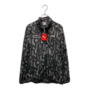 PUMA (プーマ) ハイパーストレッチプリントFZスタンドカラーブルゾン メンズ SIZE M ブラック 23AW 624901