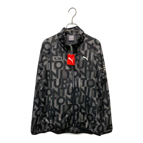 PUMA (プーマ) ハイパーストレッチプリントFZスタンドカラーブルゾン メンズ SIZE M ブラック 23AW 624901