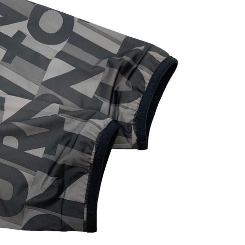 PUMA (プーマ) ハイパーストレッチプリントFZスタンドカラーブルゾン メンズ SIZE M ブラック 23AW 624901