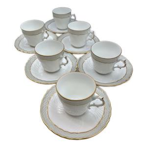 RICHARD GINORI (リチャードジノリ) デミタスカップ&ソーサー ベッキオ・グレース 6Pセット