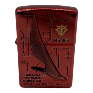 BANPRESTO (バンプレスト) ライター ZIPPO 機動戦士ガンダム 一年戦争 シャア専用 MS-06S 赤い彗星ver レッド 2007年12月製造モデル