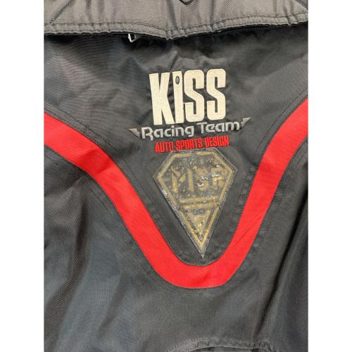 KISS RACING（キスレーシング）ライダースジャケット メンズ SIZE L ブラック×レッド