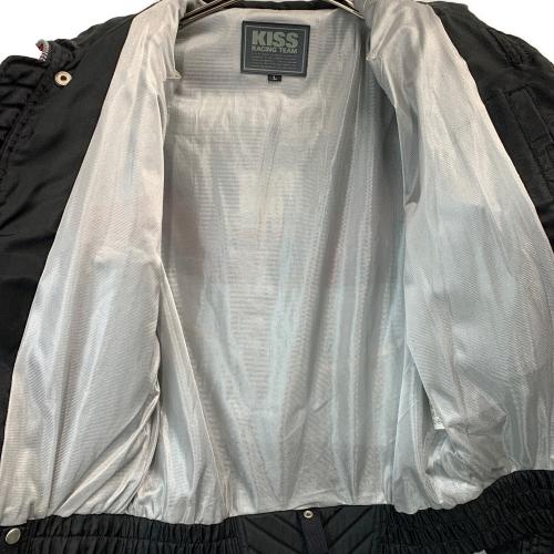 KISS RACING（キスレーシング）ライダースジャケット メンズ SIZE L ブラック×レッド