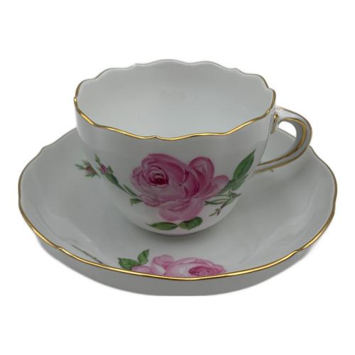 Meissen (マイセン) カップ&ソーサー マイセンのバラ(ピンク) USED
