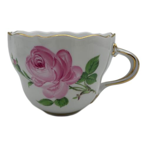 Meissen (マイセン) カップ&ソーサー マイセンのバラ(ピンク) USED