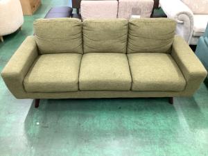 東谷 (アズマヤ) 3人掛けソファー グリーン GS-88BE ファブリック ルシア