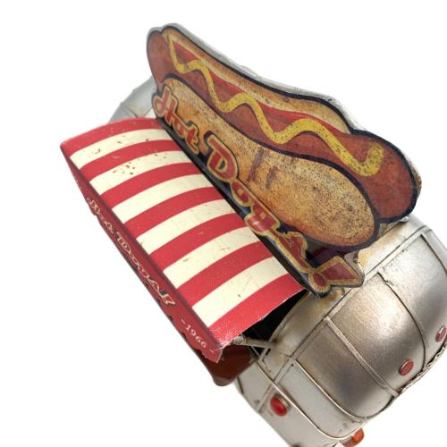 ヴィンテージカー ホットドッグ・トレーラー 置物 ブリキ
