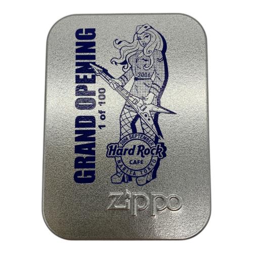 ZIPPO(ジッポ)Hard Rock cafe 成田店 GRAND OPENING 1 of 100 2006年製