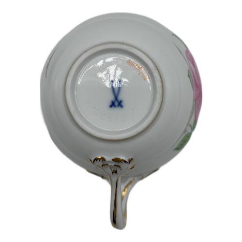 Meissen (マイセン) カップ&ソーサー マイセンのバラ (ピンク) USED