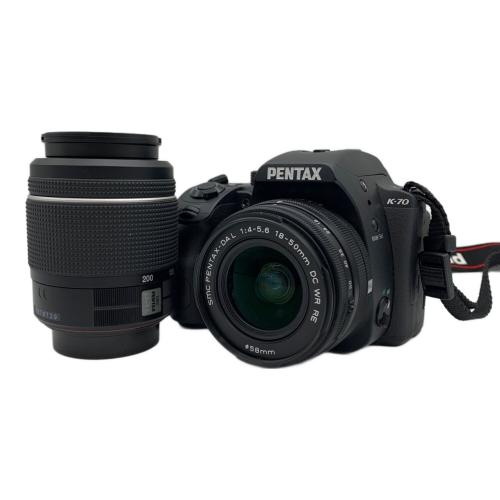 PENTAX K-70 　デジタル一眼レフカメラ　レンズ　2本 PENTAX K-70 デジタル一眼レフカメラ レンズ 2本 PENTAX K-70