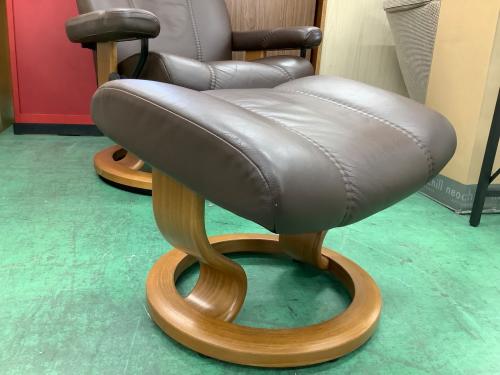 Ekornes (エコーネス) ストレスレスチェアー ブラウン オットマン付 1