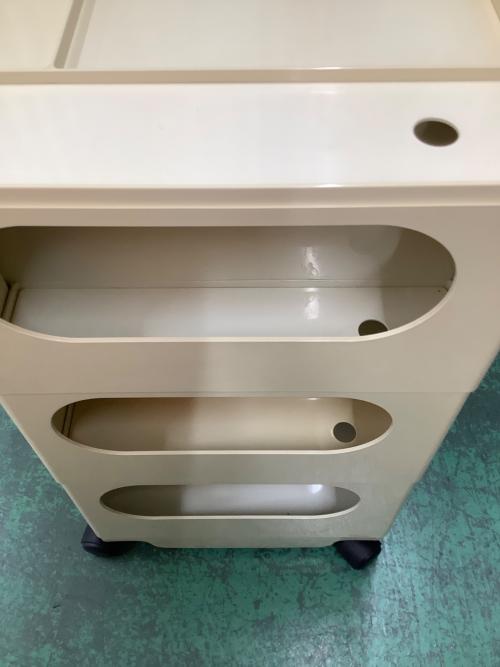 ボビーワゴン ホワイト 3段3トレイ