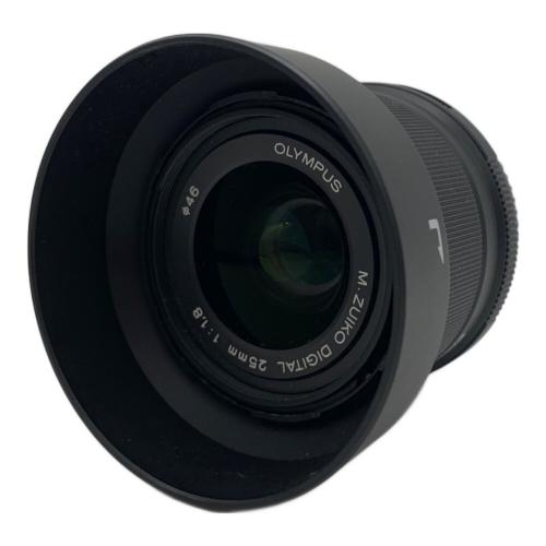OLYMPUS (オリンパス) 単焦点レンズ レンズフード付き M.ZUIKO DEGITAL 25mm 1:1.8 マイクロフォーサーズマウント系 345108141