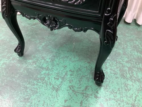 アンティーク調チェスト ブラック 3段