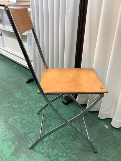 Y'S FOR LIVING フォールディングチェア ナチュラル×シルバー　ヨウジヤマモト　山本 耀司