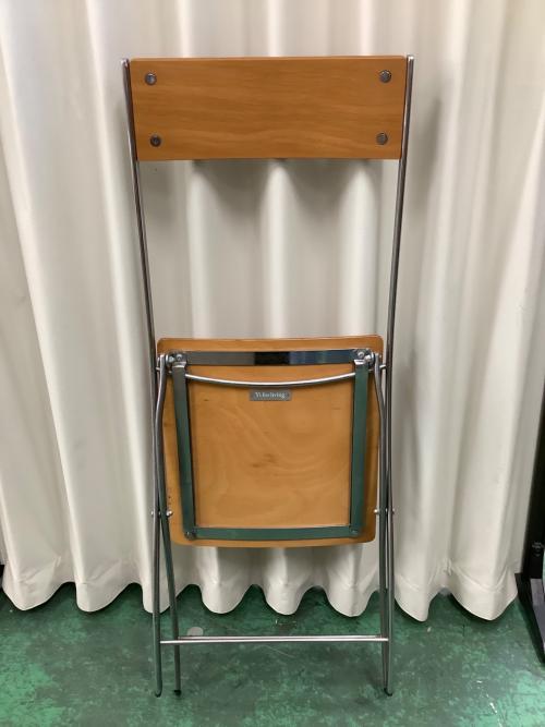 Y'S FOR LIVING フォールディングチェア ナチュラル×シルバー　ヨウジヤマモト　山本 耀司