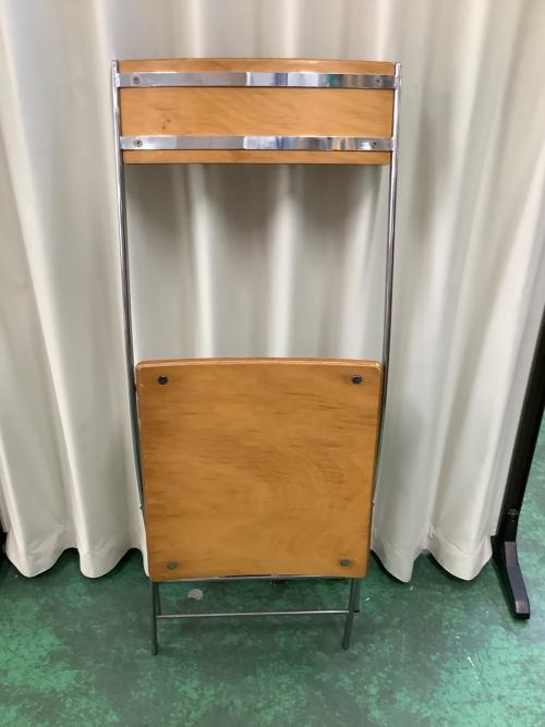 Y'S FOR LIVING フォールディングチェア ナチュラル×シルバー　ヨウジヤマモト　山本 耀司