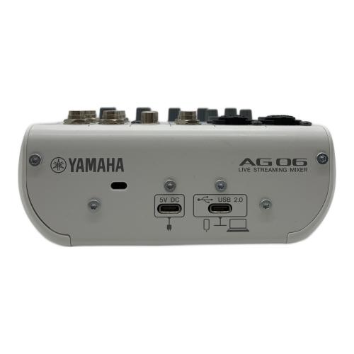 YAMAHA (ヤマハ) ウェブキャスティングミキサー　Live Streaming Mixer AG06MK2 YGCY01634