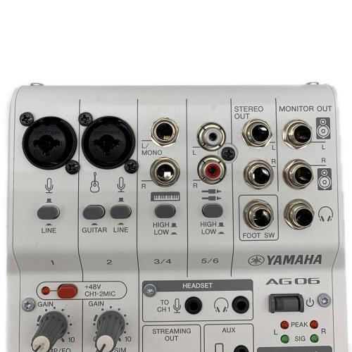 YAMAHA (ヤマハ) ウェブキャスティングミキサー　Live Streaming Mixer AG06MK2 YGCY01634