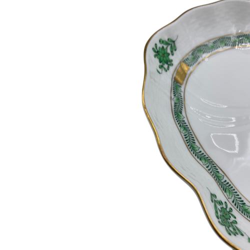 Herend (ヘレンド) オーバルプレート アポニーグリーン