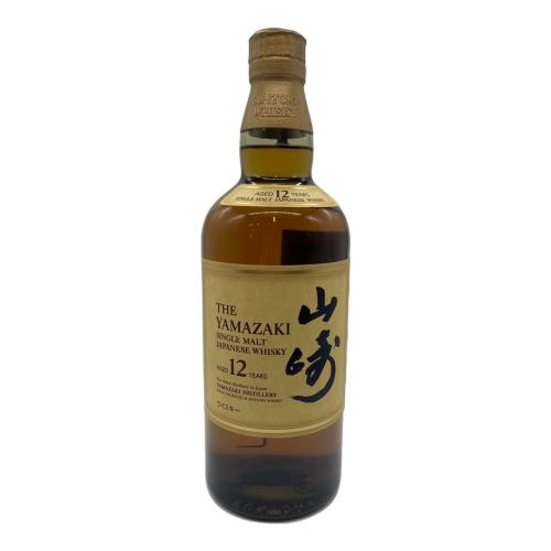 サントリー ジャパニーズウィスキー 700ml シングルモルトウイスキー 山崎 12年 未開封