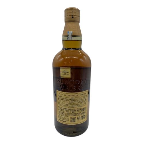 サントリー ジャパニーズウィスキー 700ml シングルモルトウイスキー 山崎 12年 未開封