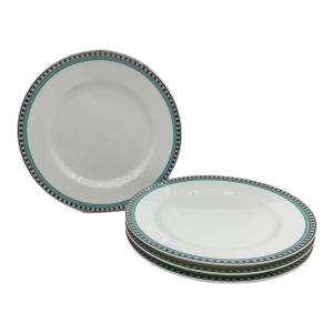 TIFFANY & Co. (ティファニー) プレート プラチナブルーバンド　４Pセット