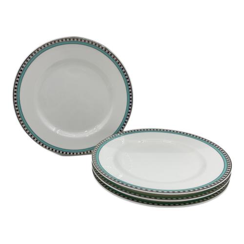 TIFFANY & Co. (ティファニー) プレート プラチナブルーバンド　４Pセット